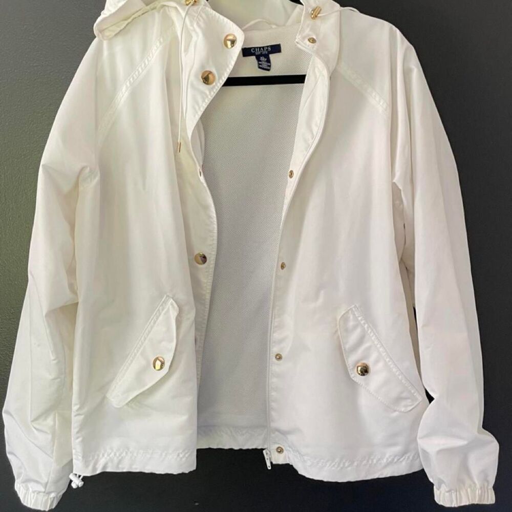 Chaps Women's White Jacket